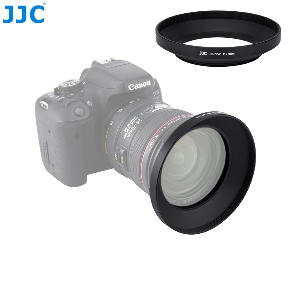 Brand New Wide Angle Lens Hood Universal metal Lens Hood 77mm