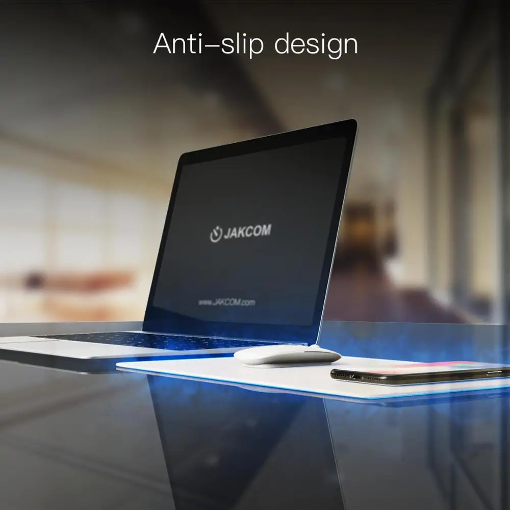 JAKCOM MC2 Wireless Mouse Pad Charger Best gift with led fun 2 in 1 wireless charger headphone stand rgb table lamp