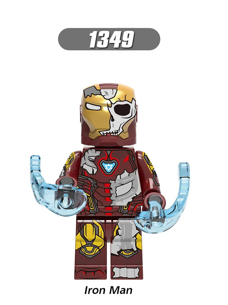 Одиночная совместимый Marvel LEGOEINGLYS Супергерои Мстители Laufey Тор Loki Frigga блочные Фигурки игрушки для детского подарка X0269 - Цвет: Iron Man