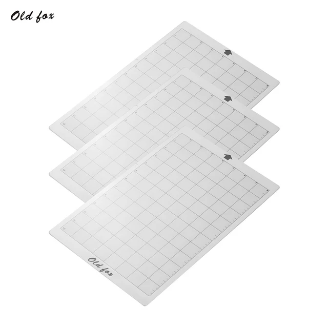 YOUNGINK Cutting Mat for Silhouette Cameo 3/2/1 [Standard-grip,12x12 Inch]  Adhesive&Sticky Non-slip Flexible Gridded Cut Mats