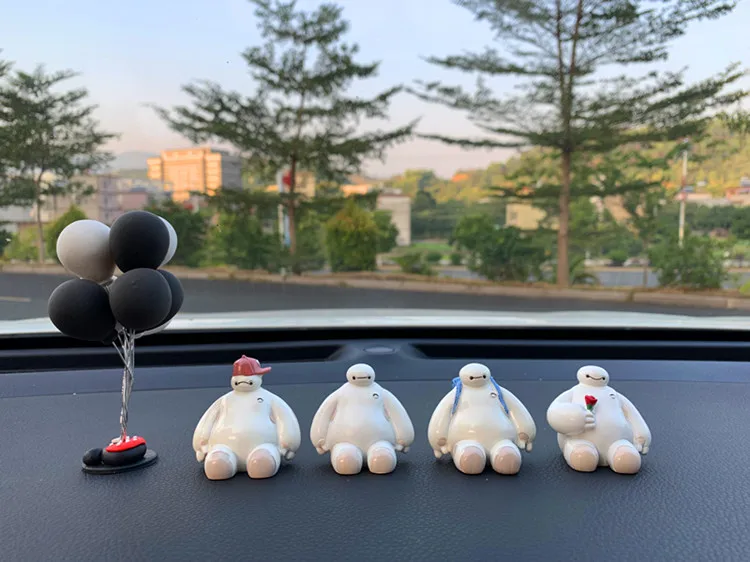 Милый Baymax авто украшение украшения для приборной панели автомобиля украшение интерьера маленькая кукла украшение Voiture аксессуары Coche
