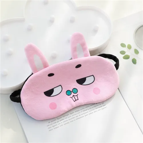 rabbit Забавная креативная мультяшная 3D маска для глаз, каваи, животное, собака, кролик, плюшевая маска для сна, милый аниме, подарок для детей, девочек, детей - Цвет: rabbit