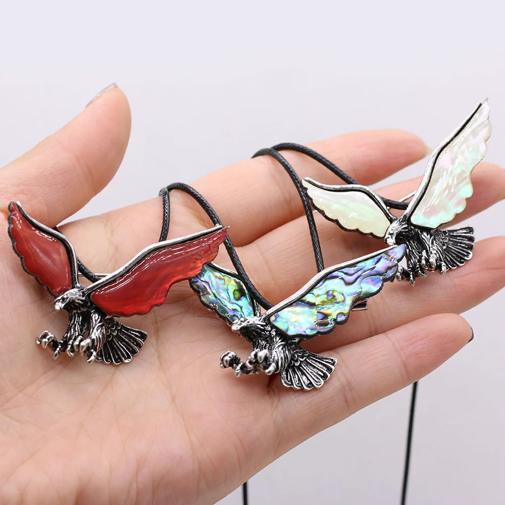 

Natural Shell Necklace Pendant Glede Shape 50x35mm for DIY Jewelry Making Necklace Bracelet Home Decoration Gift