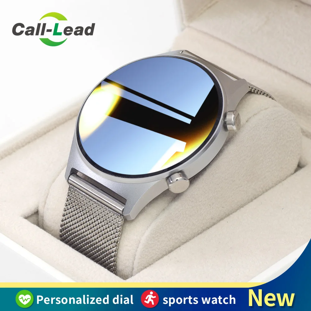 Reloj inteligente E1-3 para hombre, dispositivo resistente al agua IP68, completamente con pantalla táctil de 1,28 pulgadas, Bluetooth 5,0, seguidor de actividad/deporte, para Android e IOS