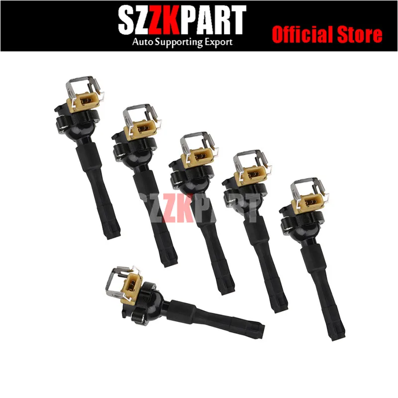 

6x Ignition Coils For BMW 3 5 7 Series E36 E46 X5 Z3 320i 330i MG ZT 12131748018, 12139067830 , 12131703227 , 12131703228