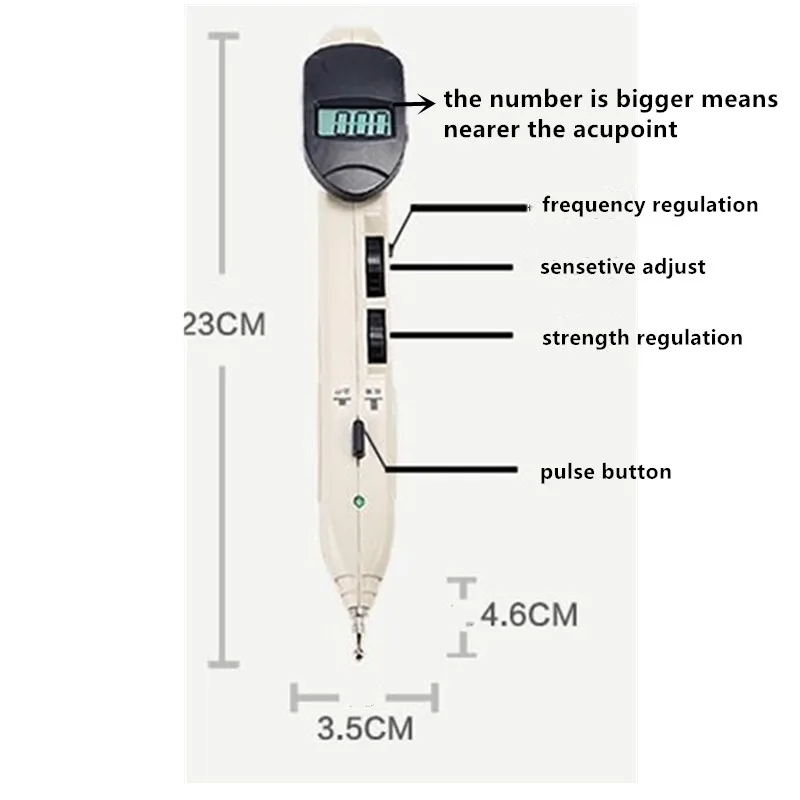 Волшебный электронный массажный лазерный указатель акупунктурный карандаш меридианная ручка автоматическая акупунктурная терапия