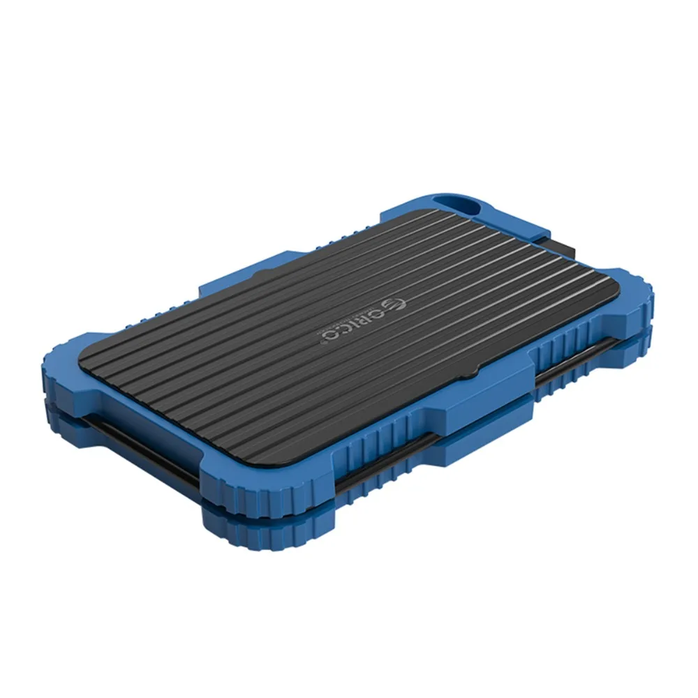 ORICO 2,5 дюймов USB3.0 HDD чехол с крючком водонепроницаемый ударопрочный Пылезащитный для наружного жесткого диска коробка для 2,5 дюймовый HDD SSD