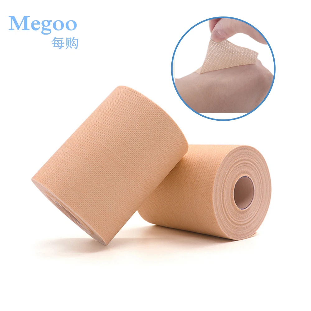 Yellow Skin Color Breathable Medical Non-woven Adhesive Tape for Gauze Needle Plaster Fixation Wound Dressing Fixation Tape