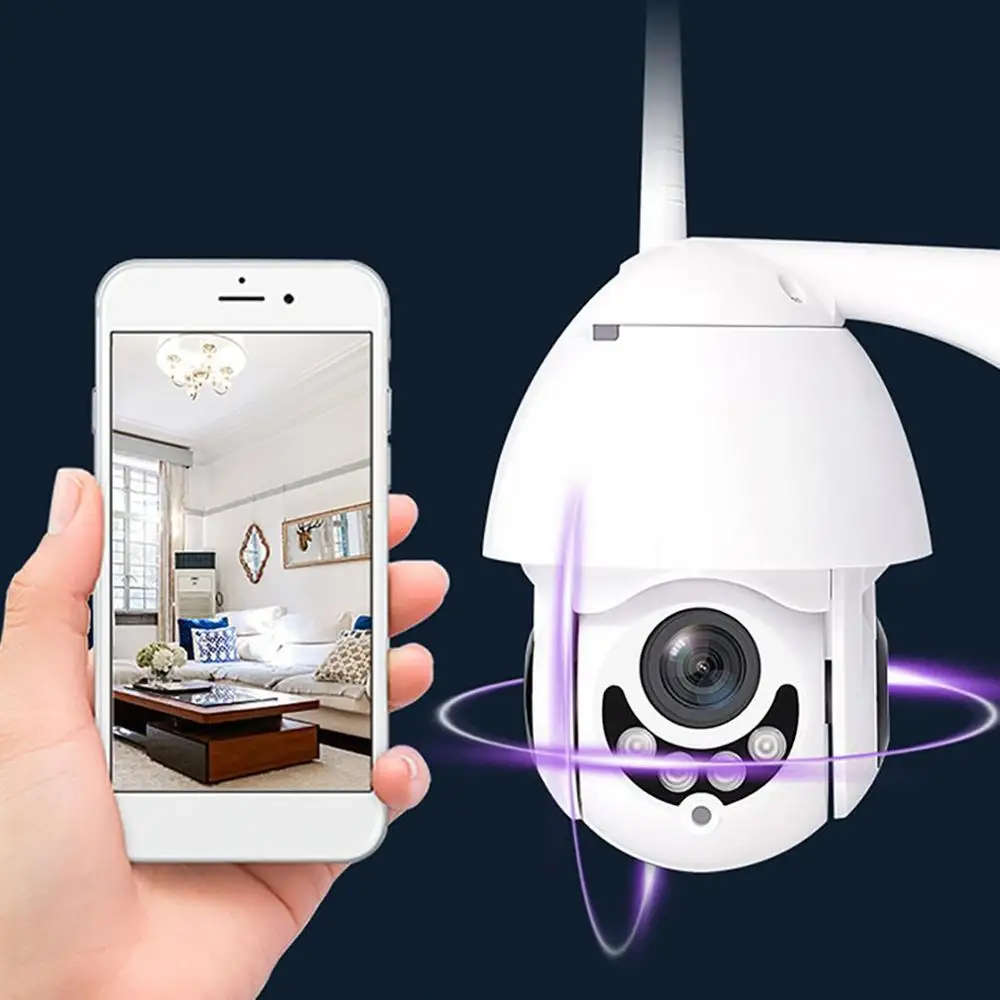 

IP Camera WiFi 2MP 1080P Wireless PTZ Speed Dome CCTV IR Onvif Camera Outdoor Security Surveillance ipCam Camara exterior