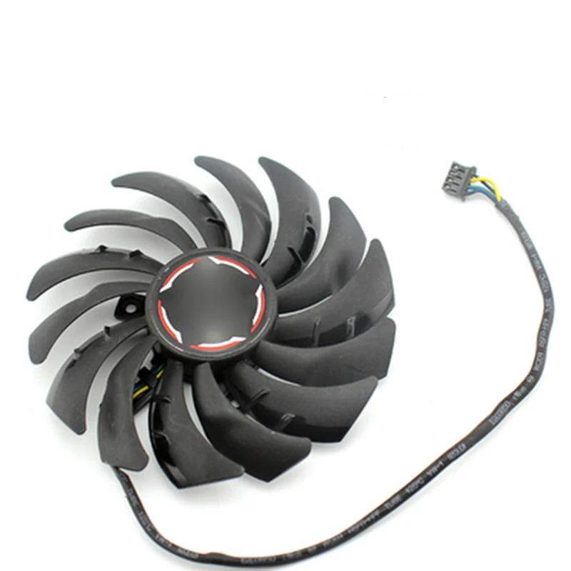 Кулер процессора для MSI GeForce RTX 2070 GAMING Z Вентилятор Охлаждения видеокарты PLD10010B12HH - Цвет лезвия: Black plug