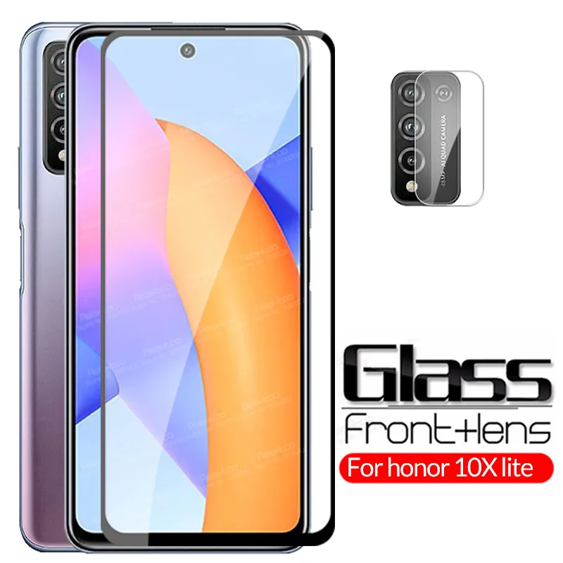 На Honor 10X Lite стеклянный объектив камеры Защитное стекло для Huawei протектор экрана