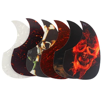 

Pack Of 6 Comma Shape Guitar Pickguards For Acoustic Guitar DIY 180x99mm