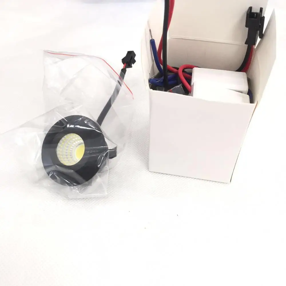 

Spotlight 3W Surface Mounted Mini Led Spot Light Ceiling Down Lighting Dimmable Cabinet Lamp UV Closet Bulb AC85-265V