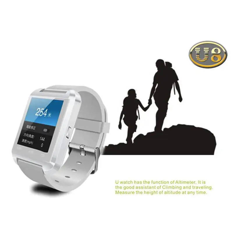Распродажа U8 умные часы с Bluetooth Phone mate для iPhone samsung htc EU Plug