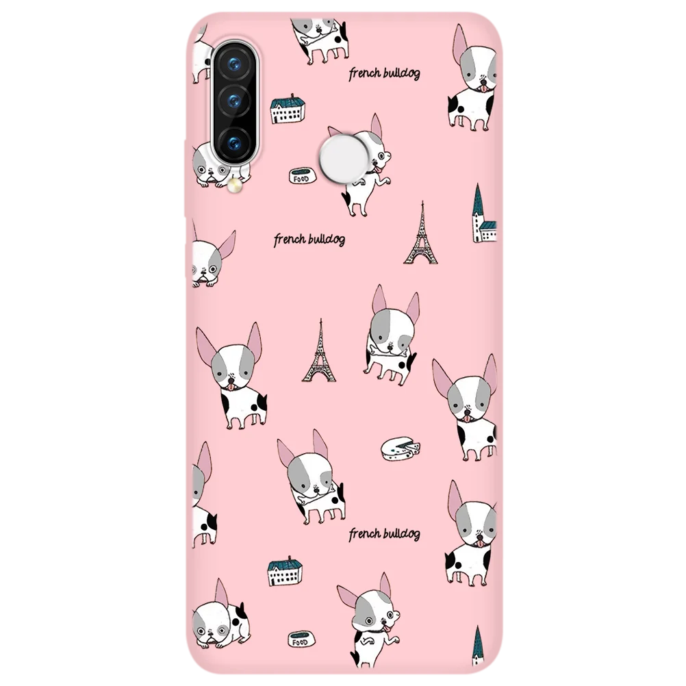 Милый чехол для huawei Y6 Y9 Y7 Prime P Smart Коврики 20 10 30 P30 P9 P10 P20 Pro Lite чехол матовый мягкий чехол из силикона и ТПУ чехол Coque