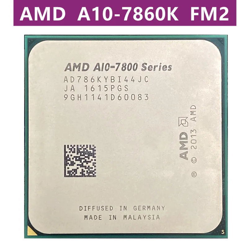 Процессор AMD A10-Series A10 7860K A10-7860K ГГц четырехъядерный разъем FM2 + | Компьютеры и офис