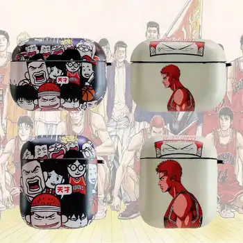 

Japanese cartoon Hot Slam dunk Basketball Sakuragi Hanamichi Earphone case For Apple AirPods 1 2 Headset case