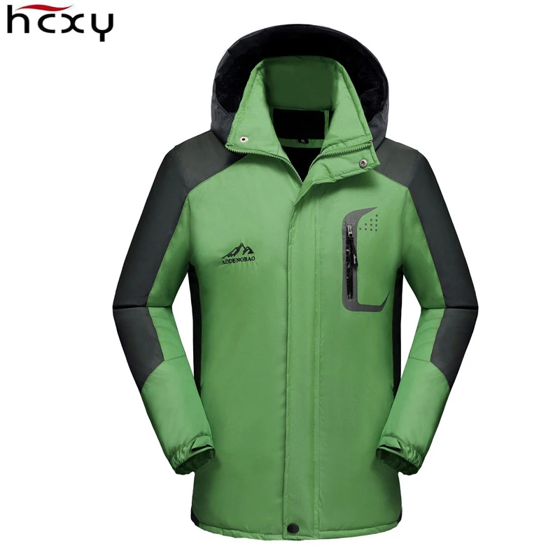 HCXY, мужское зимнее пальто с капюшоном, Мужская техническая куртка, Мужская ветровка, теплые куртки, ветронепроницаемые, водонепроницаемые, ветрозащитные, Hardshell