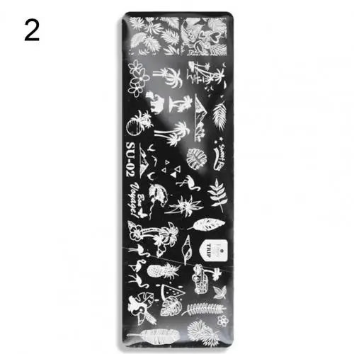 Nail Stamping Plates Human Face Design Multiple Pictures Solid Manicure Art Stainless Steel Printing Plate for Girl 2