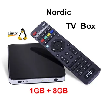 

TVIP 605 Linux TV Box 1Gb+8GB Scandinavian Nordic Sweden Norway Finland Denmark UK USA ex-Yu Australia Android Smart TV Box