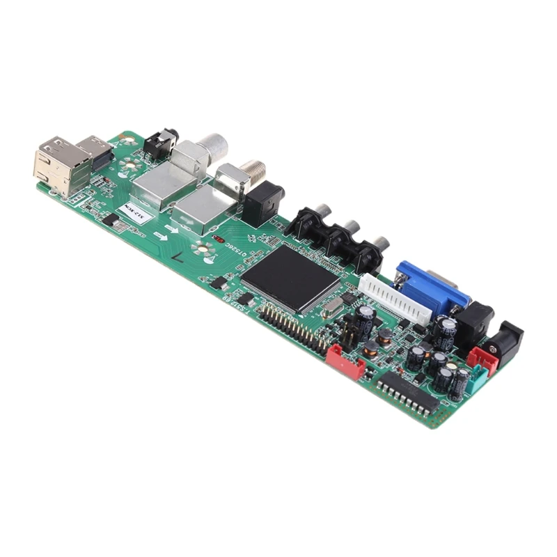 DVB-S2 DVB-S2 DVB-T2 DVB-C Digital Signal ATV Maple Driver LCD Remote Control Board Launcher Universal Dual USB Media QT526C T.