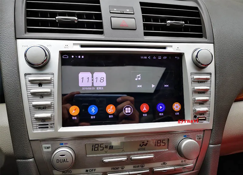 Android 9,0 Автомобильный gps dvd мультимедийный плеер для toyota camry 2006-2011 с dsp wifi usb 4+ 64GB mirror link авто стерео