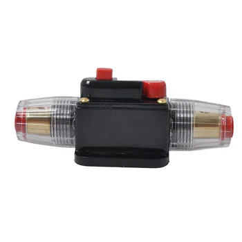 

60AMP Car Audio In-line Circuit Breaker Manual Reset Boat 12-24V Fuse Holder