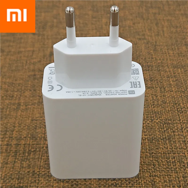 27 Вт QC 4,0 быстрое настенное зарядное устройство ЕС+ кабель usb type-C для Xiaomi 9 SE 5 8 8SE Mix2 3 Mix2s 6 6X Note 2 Max3 RedMi Note 7 K20 PRO