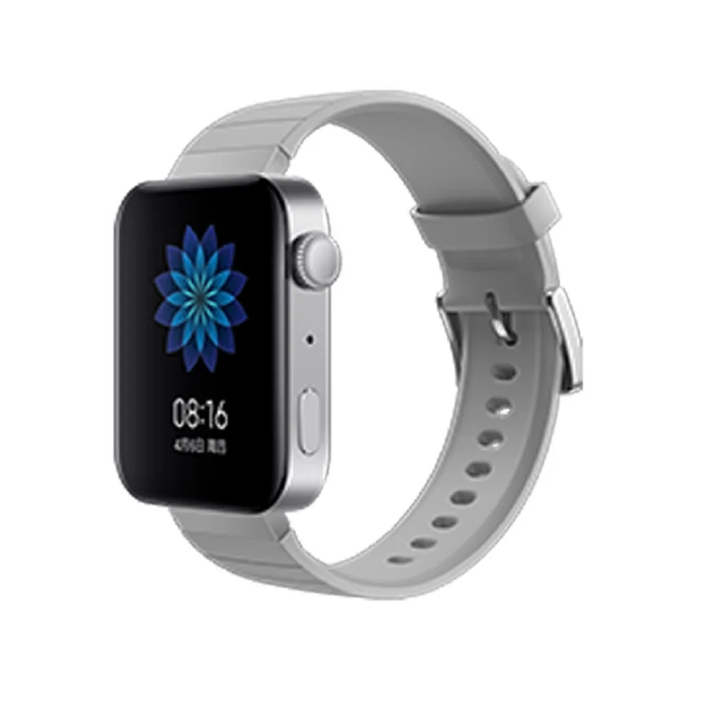 

Xiaomi Mi Watch Silver GPS NFC WIFI ESIM Phone Call Bracelet Android Smart Wristwatch Sport Bluetooth Fitness Heart Rate Monitor