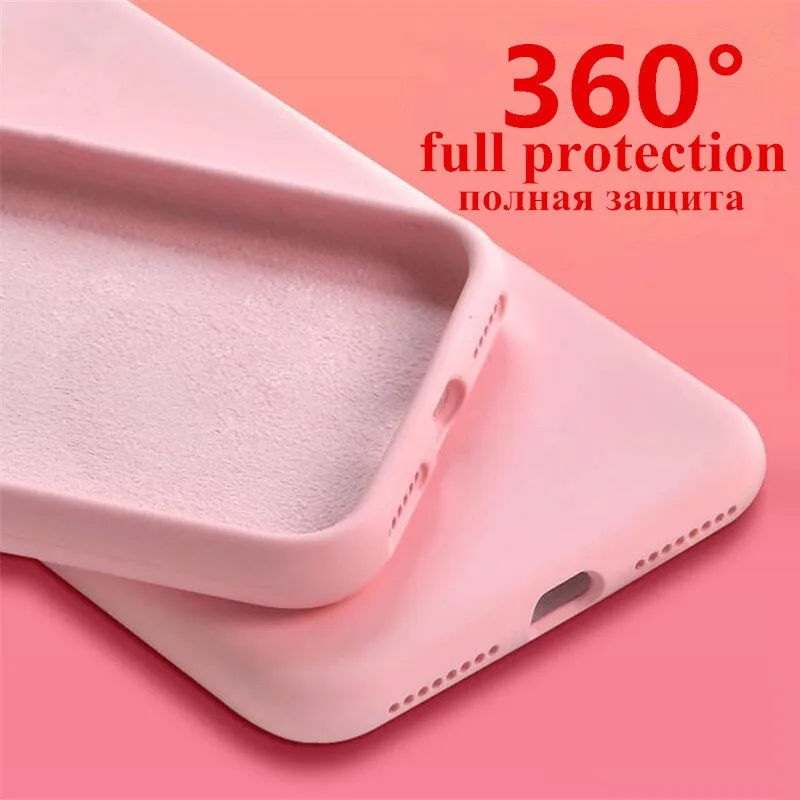 

Official Liquid Silicone Phone Case for iphone 11 Pro Max 11Pro X R XS MAX XR 7 8 6 6S Plus Soft Rubber Cover Full Case no Logo