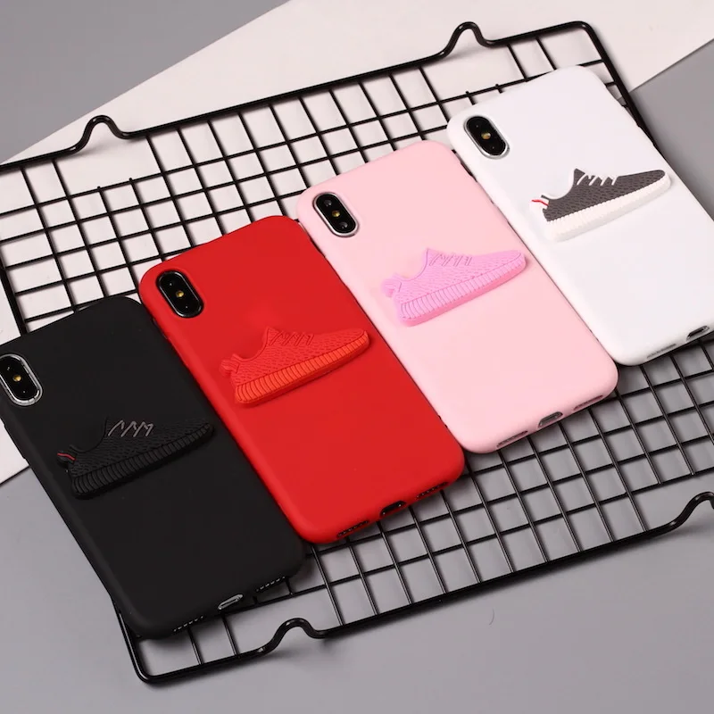 

New creative for iphonex to 12 mobile phone case fashion shoes full package of soft protective shell