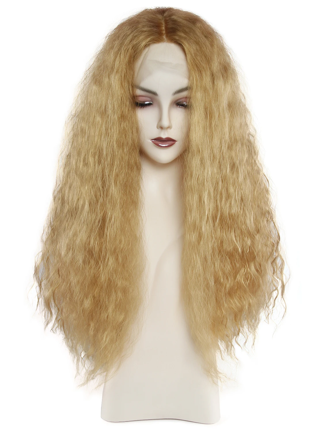 

Long afro wigs for black women synthetic lace front wigs fluffy hair curly hair wig cosplay