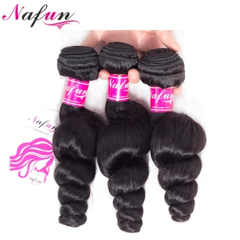 

Human Hair Bundles Loose Wave Peruvian Hair Weave Bundles Hair Vendors Wholesale Bundles Non-Remy Real Hair Extensions For Women