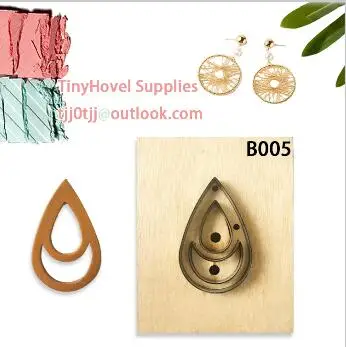 The Teardrop Steel Die Cut,Cutting Die For Leather, Click Dies Suit For Hand Leather Cutting Machine, Big Shot (B005)