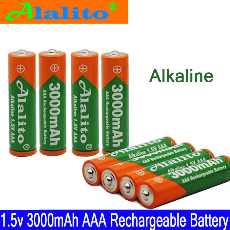 Новый бренд 3000mah 1 5 V AAA щелочная батарея аккумуляторная для дистанционного