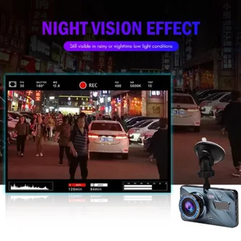 

3.6 inches Car DVR HD 1080P Rear View Dual Lens Camera Dash Cam Motion detection