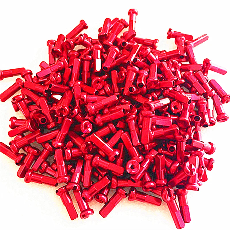 Bicycle spokes rim hat Aluminum Alloy 14mm 16mm spokes nipple Bicycle CN self-locking spoke nipple