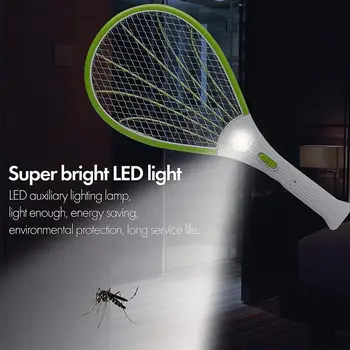 

Electric Hand Held Bug Zapper Insect Zapper Fly Swatter Racket Mosquitos Killer
