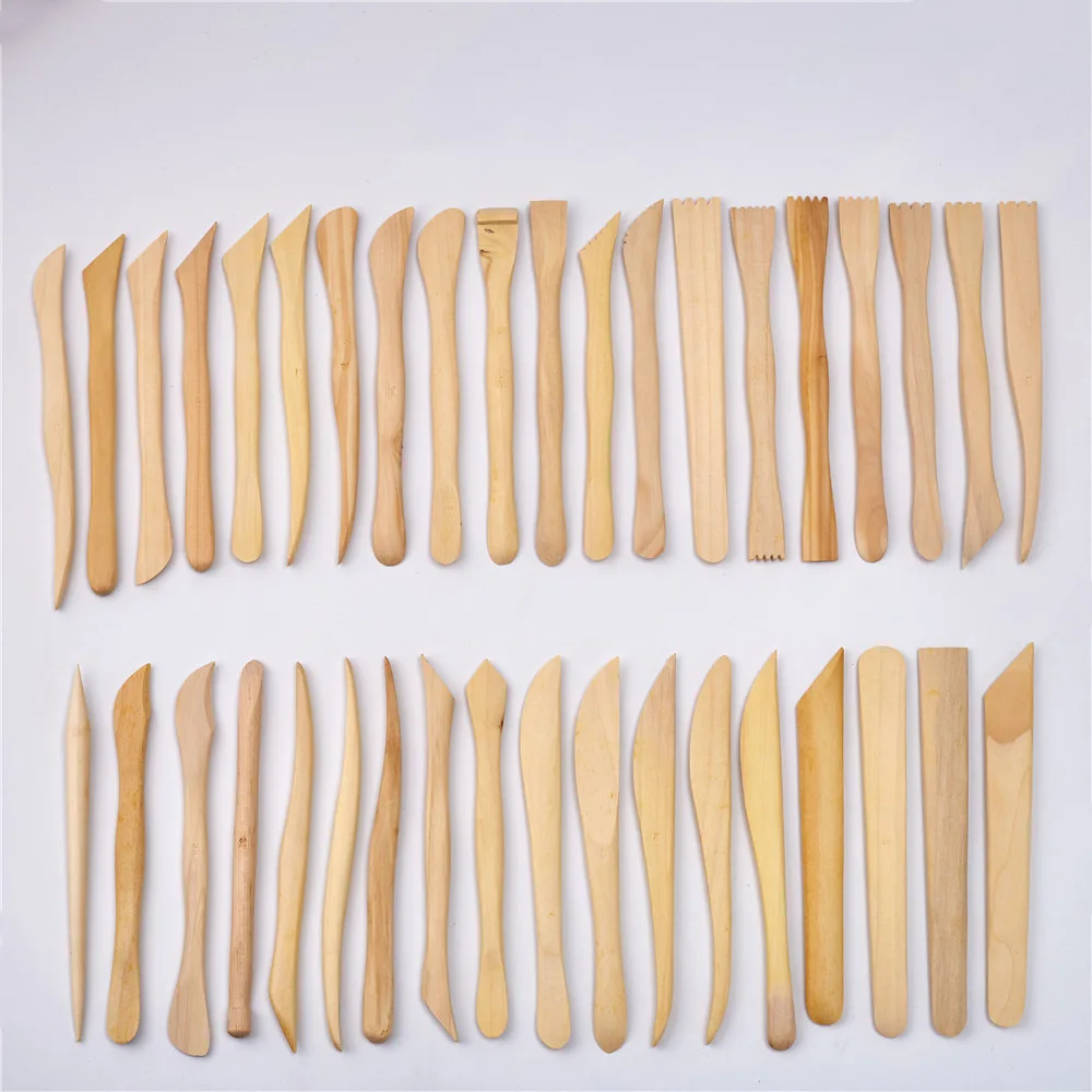 

Manufacturers Direct Selling FS1-1 6-Inch 38 Wood Knife Export Standard Clay Sculpture Tool Clay Tools Carving Painted DIY