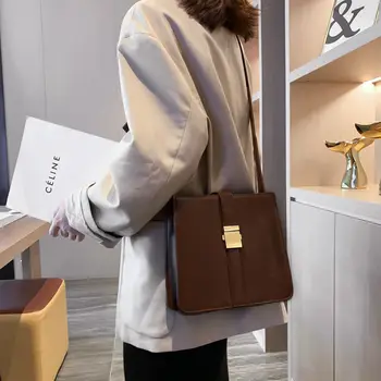 

Retro Bags For Women 2020 New Korean Style Versatile Messenger Bag Simple Fashion Small Square Shoulder Crossbody Bag