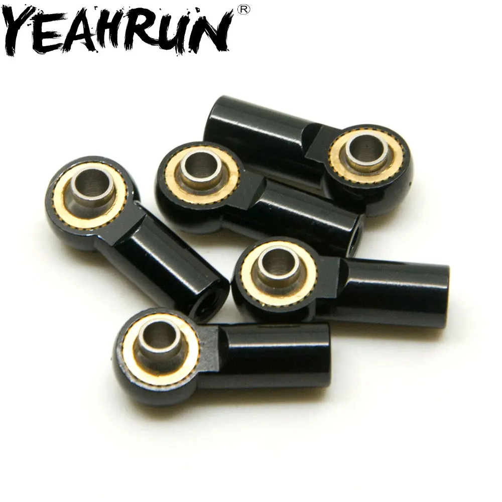 

YEAHRUN 10/20pcs Aluminum M3 Metal Ball Head Holder For Axial SCX10 Link Rod End Ball Joint for 1/10 RC Car Truck Buggy Crawler