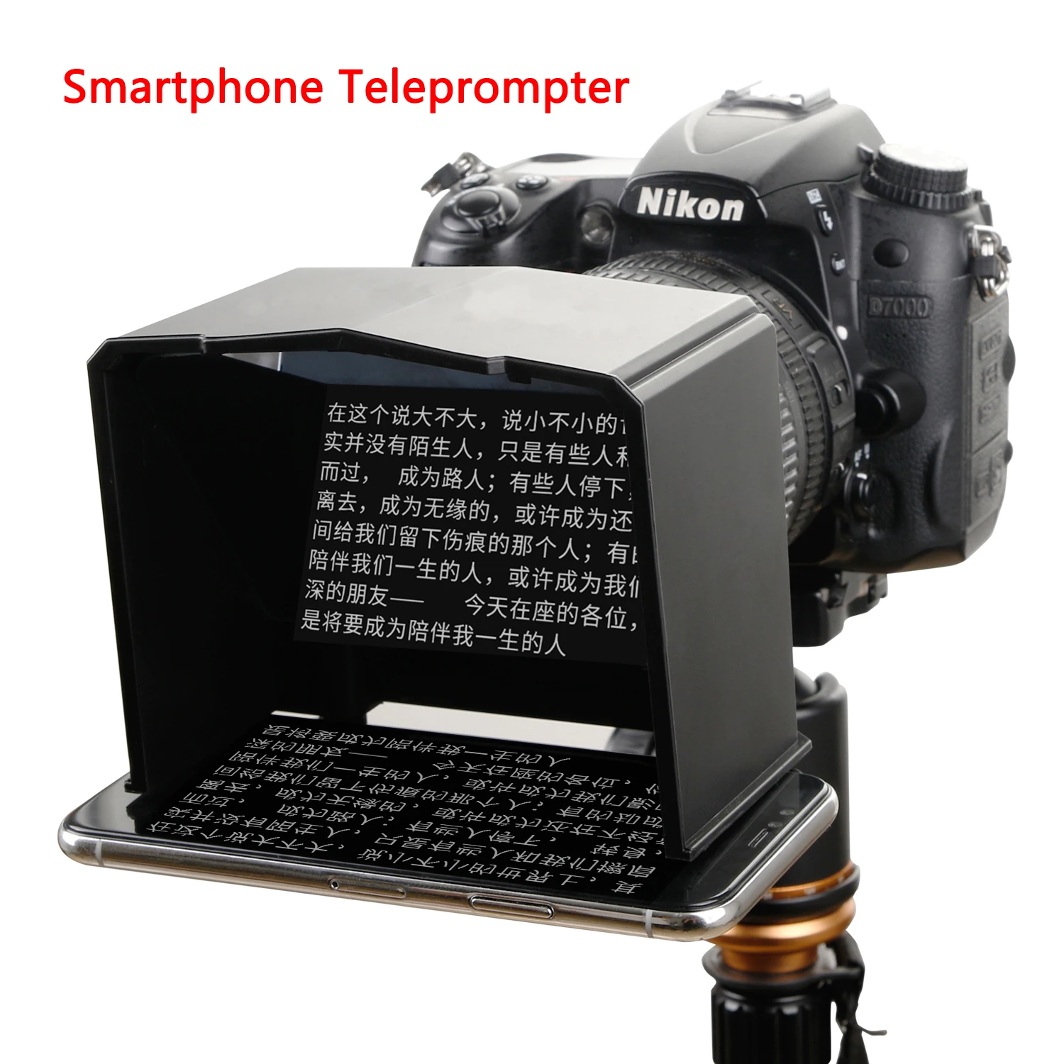 Teleprompter для iPhone X XS XR 7 8 samsung huawei P30 PRO телефон Смартфон телепромптер для sony Canon Nikon DSLR камеры