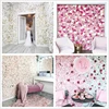 Silk Rose Backdrop Flowers Wall Wedding Decoration customized Artificial Flower Wall Panel for Home Decor Backdrops Baby Shower 6