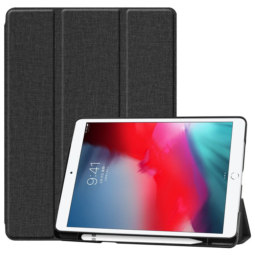 A best selling products For iPad 10.2 Air 3 Pro 10.5 Case with Pencil Holder Shockproof Smart Cover for wearable devices - Цвет: A