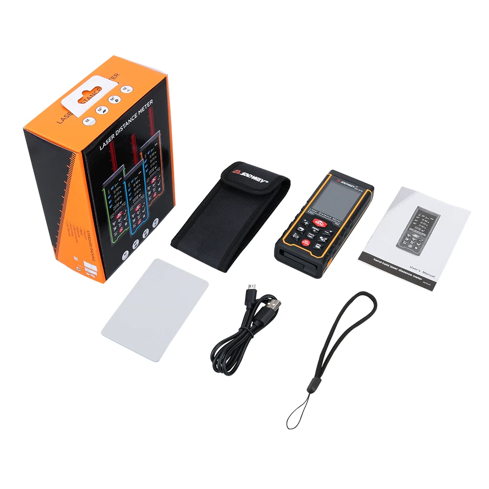 Дальномер лазерный SNDWAY с цветным дисплеем 70 м|laser rangefinders distance|trena laserdistance meter |