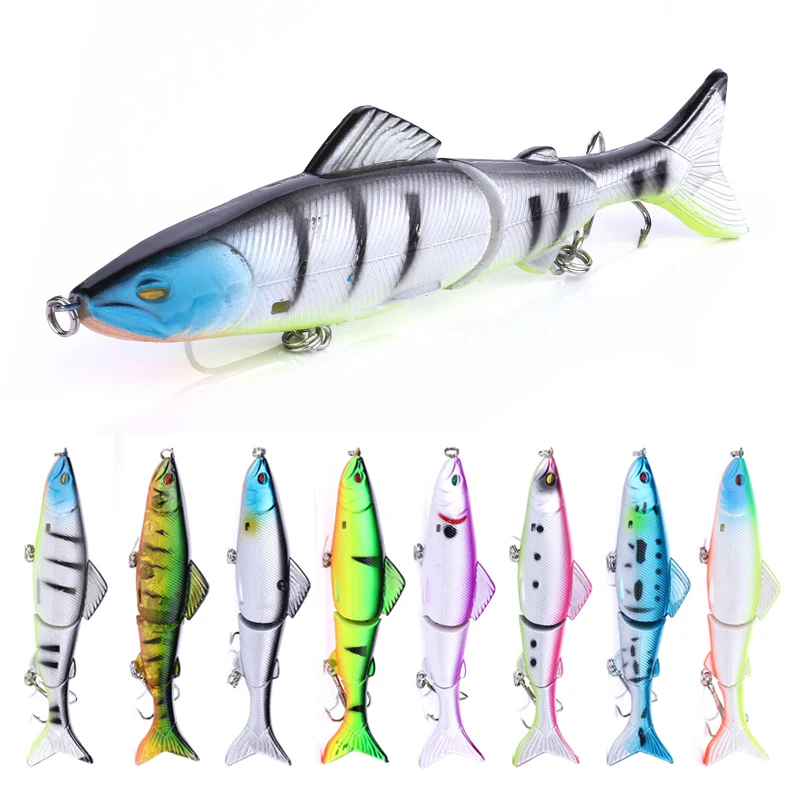 

ThunderShower Surface Fishing Swimbait 12.5cm 18g Segment Multi Jointed Lure Trout Fresh Water Slow Sink Fish Bait