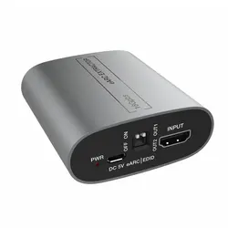 Adaptateur séparateur d'arc, extracteur Audio 18Gbps, compatible HDMI à extracteur Audio pour amplificateur barre de son haut parleur HDTV 