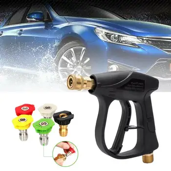 

Pressure Car Washer with 5pcs Soap Spray Nozzles 14mm M22 Socket 1/4" Quick Release Snow Foam Gun Lance Jet Cleaning Tools
