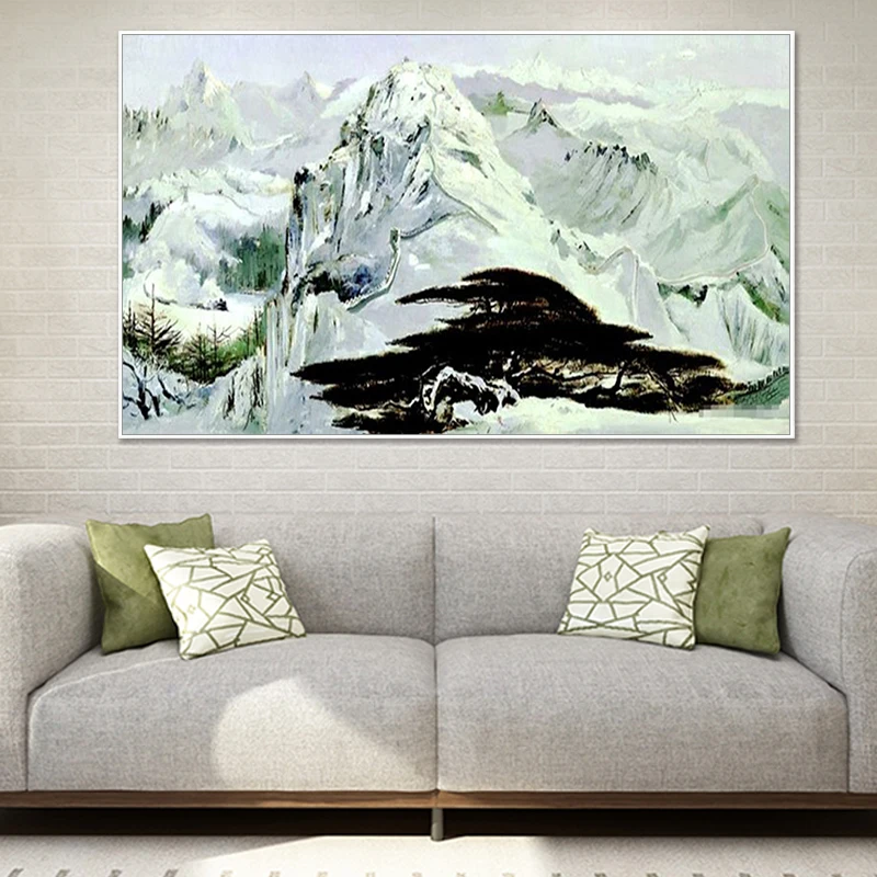 

Painting by digital art painting by digital Chinese wu guanzhong water landscape home corridor decoration painting