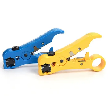

Multi-functional Stripping Pliers Manual Network Stripping Tools Cutter Pliers Cable Wire Pliers Coaxial Cable Stripper Network